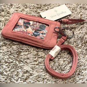 💙 Vera Bradley Ultralight Zip ID & Lanyard